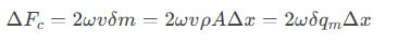 приращение силы Кориолиса incremental Coriolis force