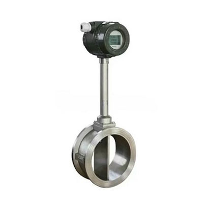 Vortex flow meter construction sensor