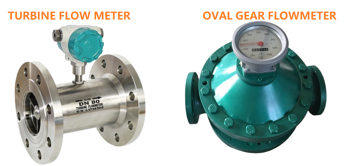 volumetric flow measurement for oil