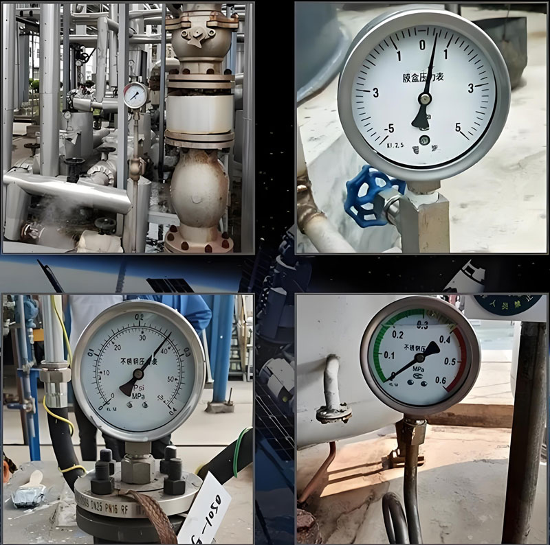 Tough applications needs diaphragm pressure gauges