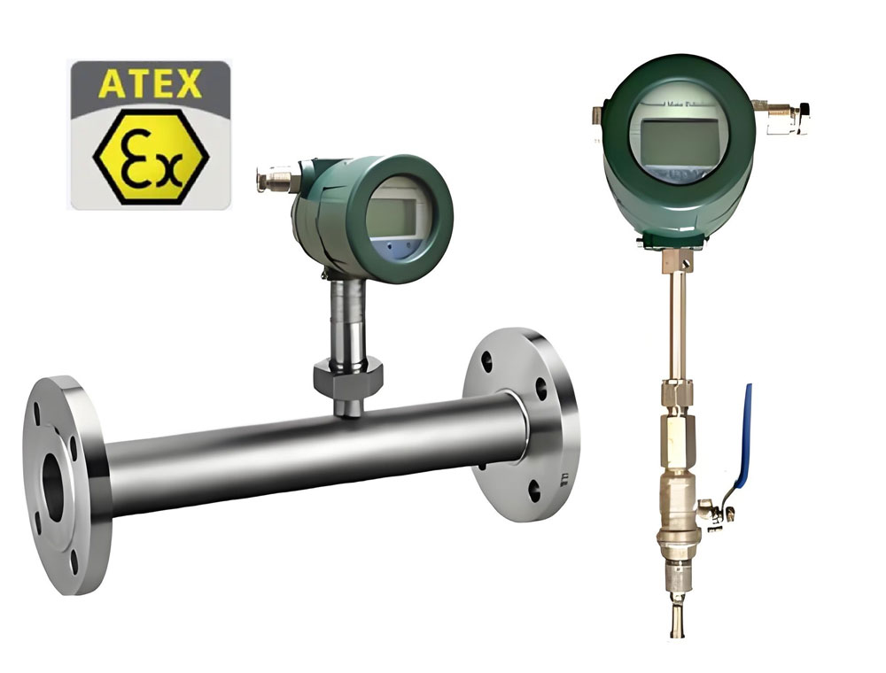 Расходомер O2, сертифицированный по стандарту ATEX. ATEX certified 02 flow meter